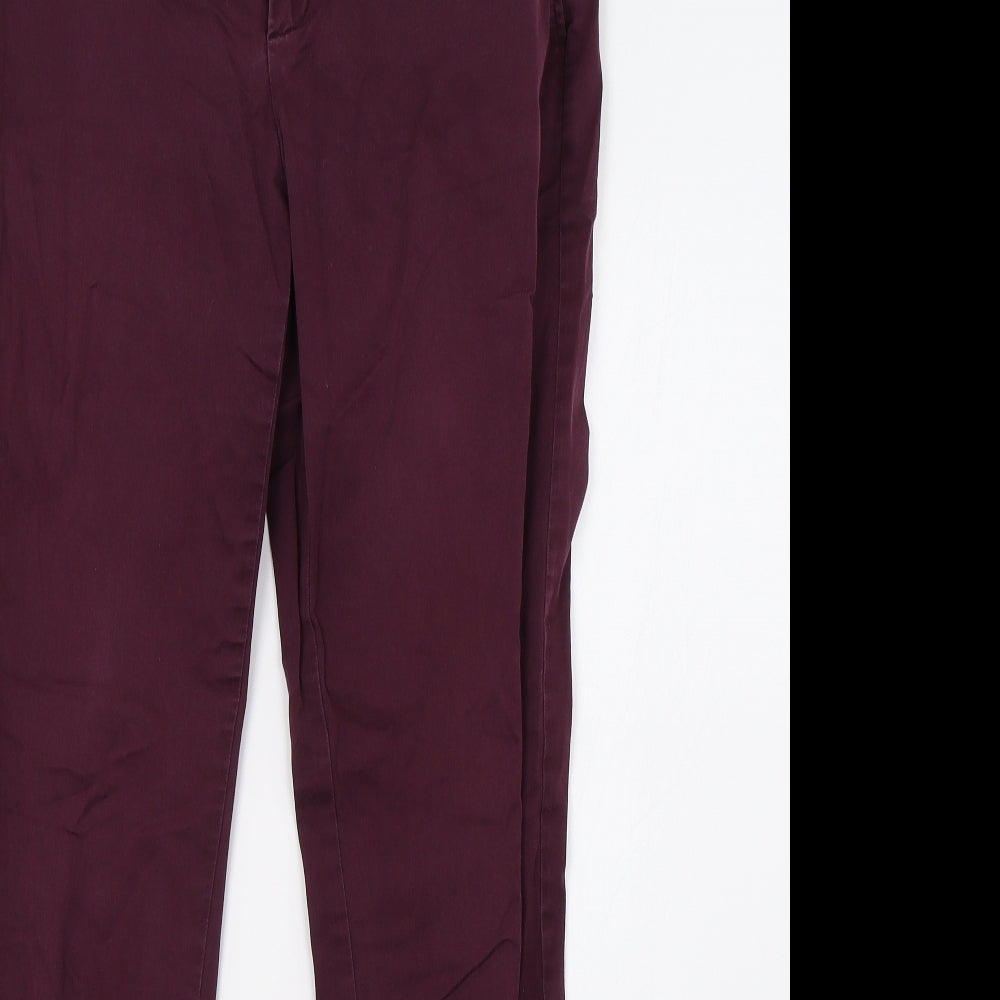 GASP Womens Purple   Trousers  Size 12 L33 in