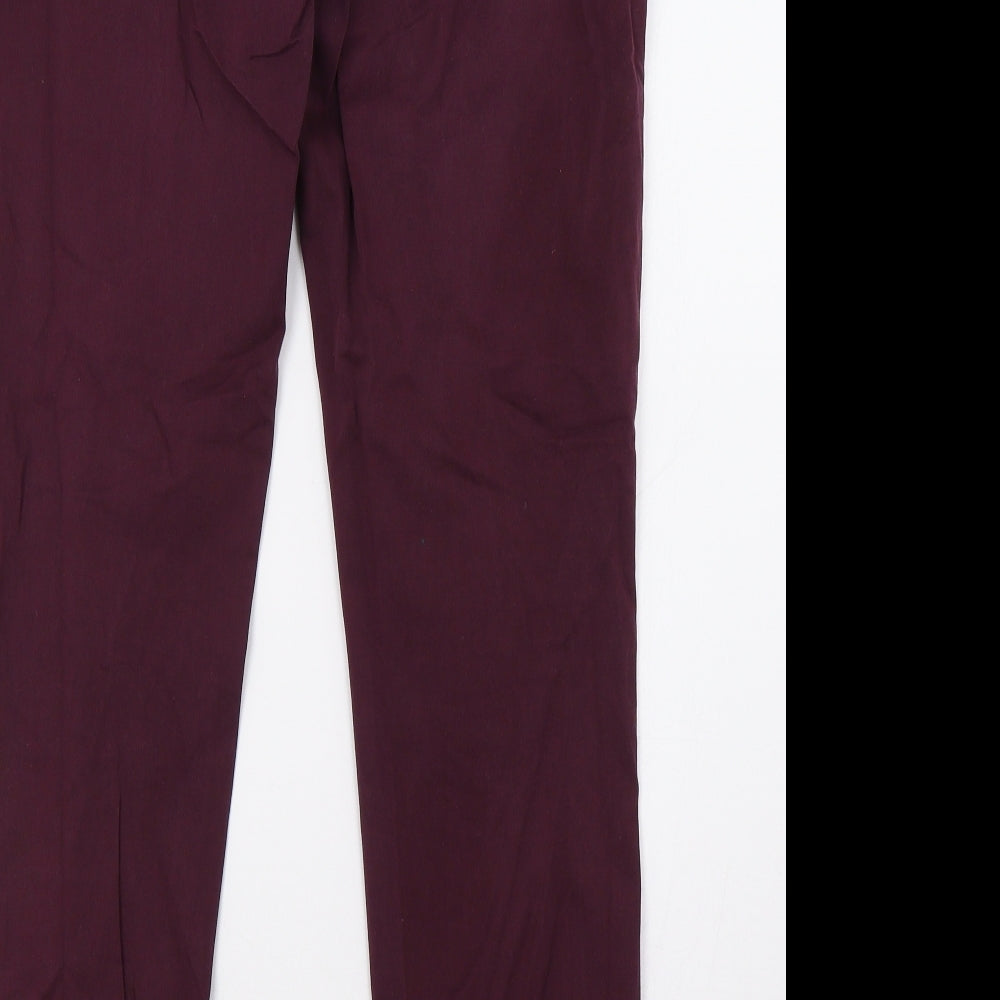 GASP Womens Purple   Trousers  Size 12 L33 in