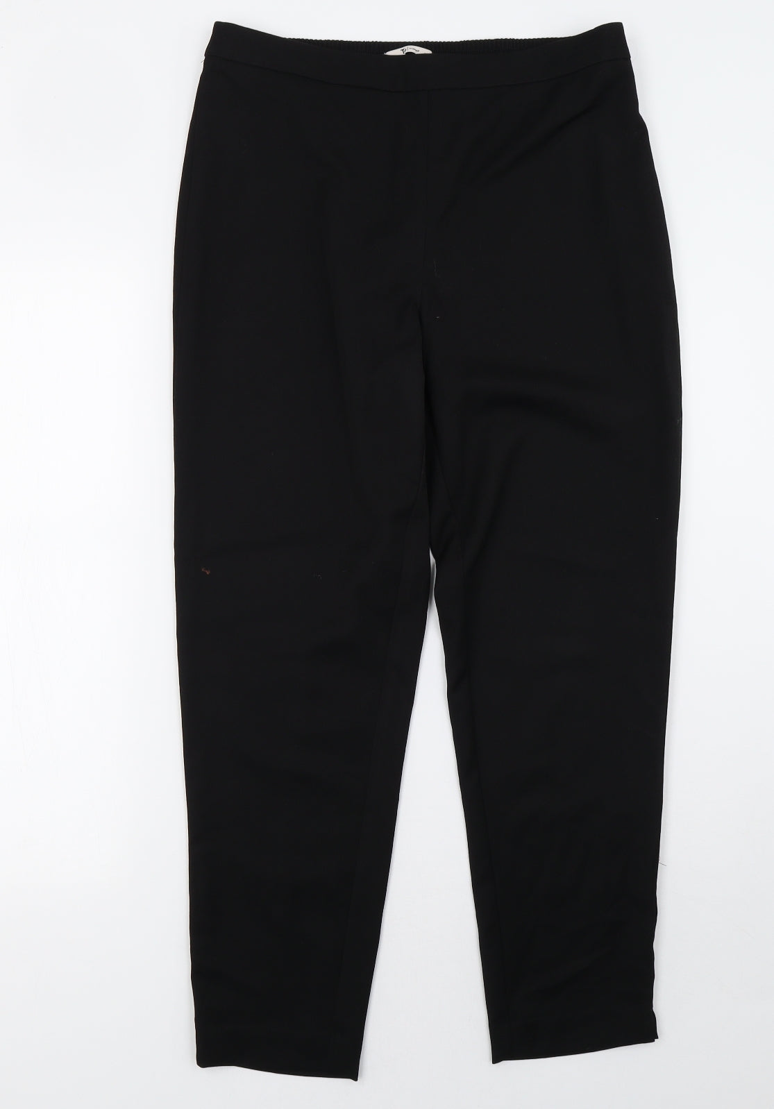 Sainsburys Womens Black   Trousers  Size 12 L28 in