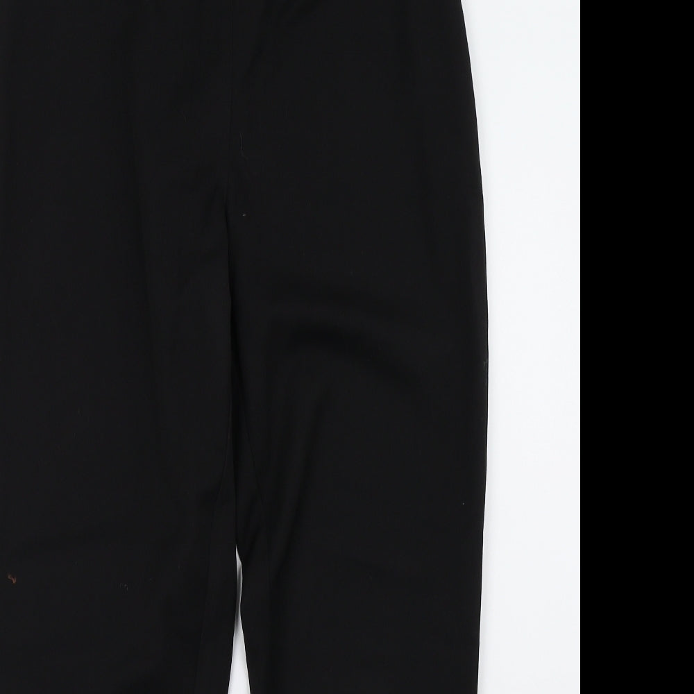 Sainsburys Womens Black   Trousers  Size 12 L28 in
