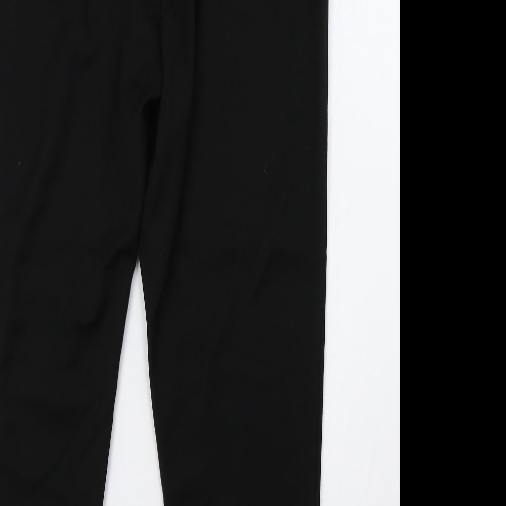 Sainsburys Womens Black   Trousers  Size 12 L28 in