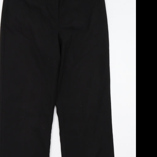 evie Womens Black   Trousers  Size 8 L32 in