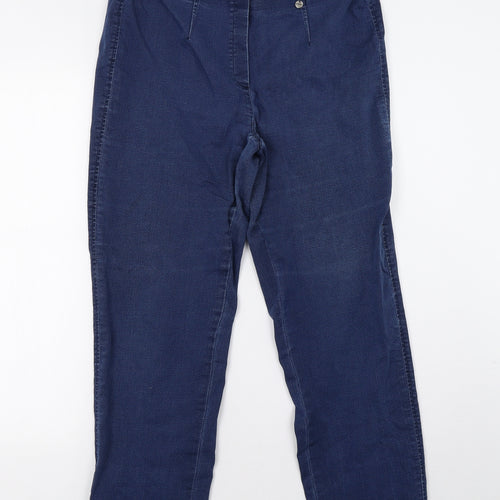 robell Womens Blue   Jegging Trousers Size 12 L30 in
