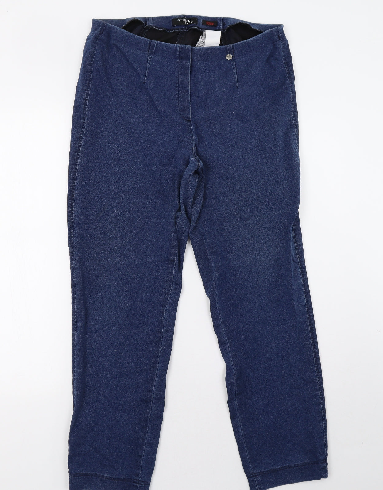 robell Womens Blue   Jegging Trousers Size 12 L30 in