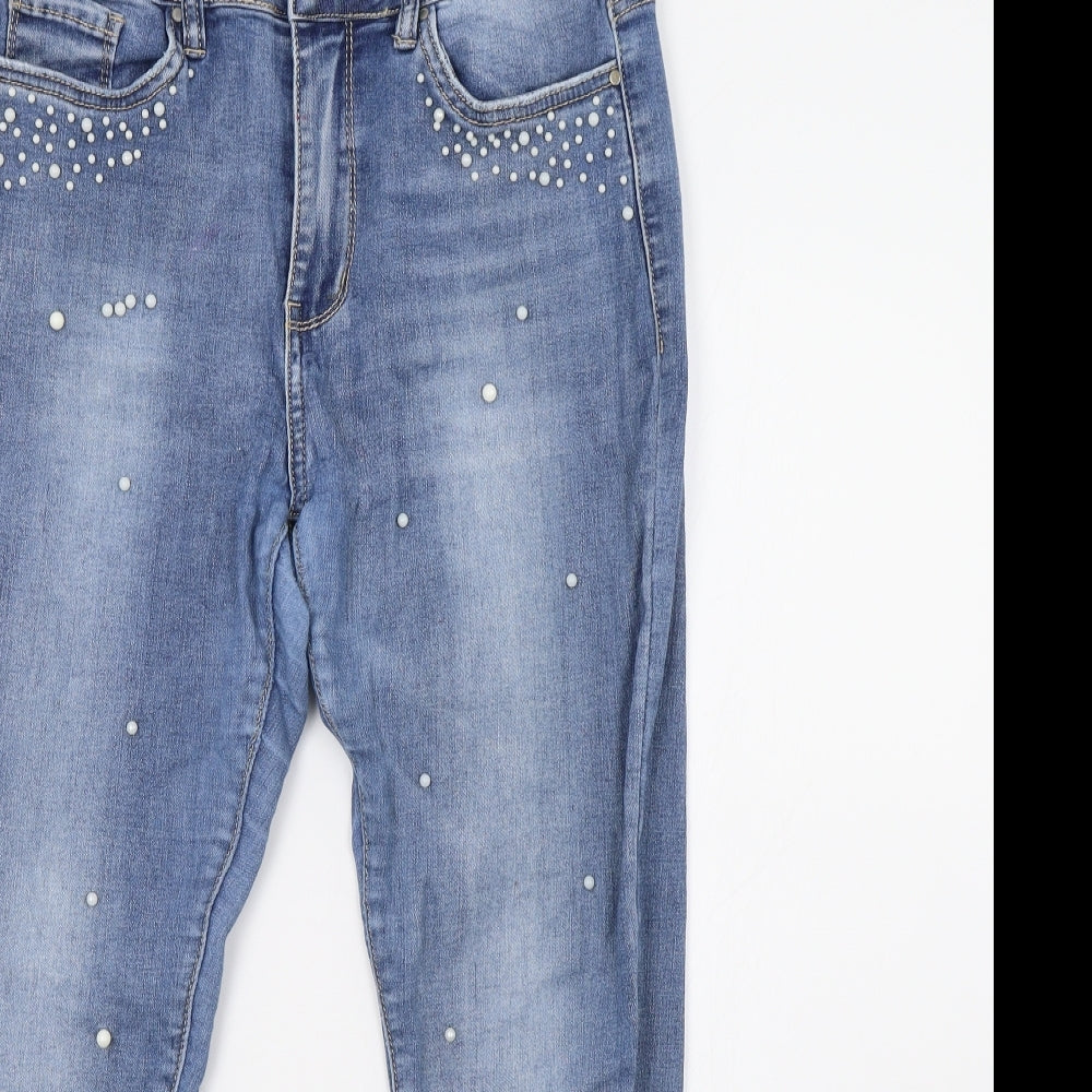vs miss Womens Blue  Denim Skinny Jeans Size 12 L28 in