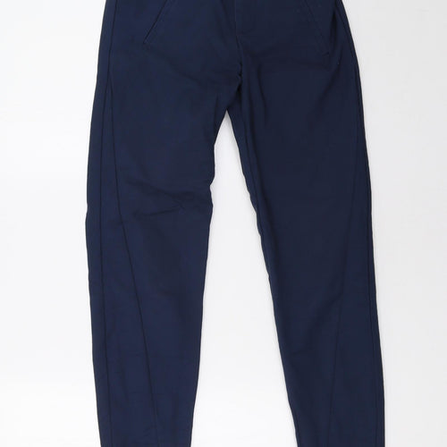 Vera Moda Womens Blue   Trousers  Size 8 L28 in