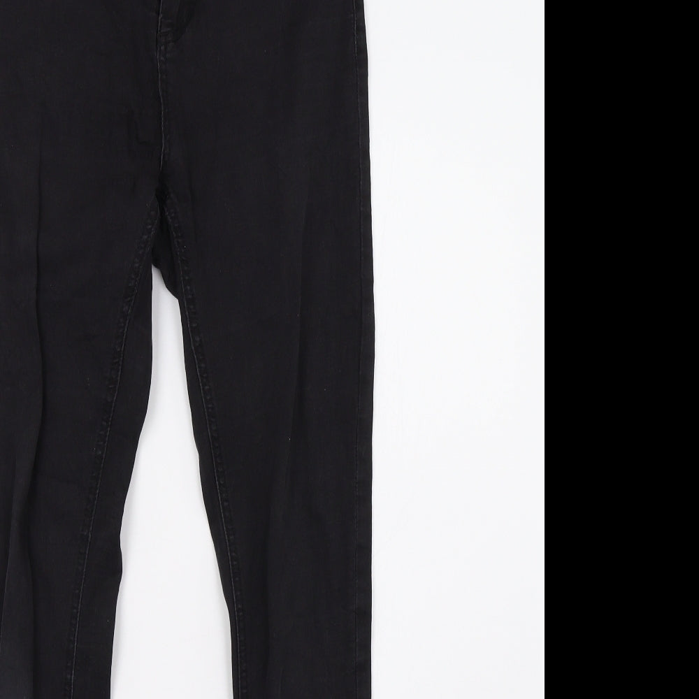 fb sister Womens Black  Denim Skinny Jeans Size 26 L30 in