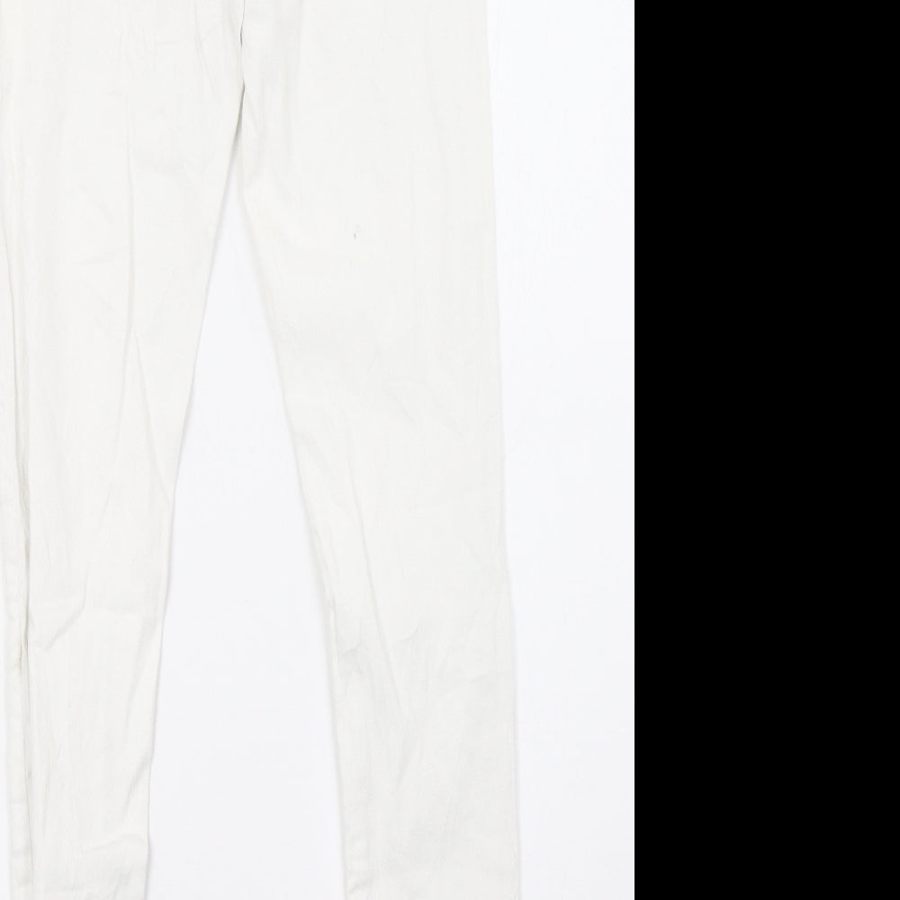TALLY WEiJL Womens White   Skinny Jeans Size 6 L29 in