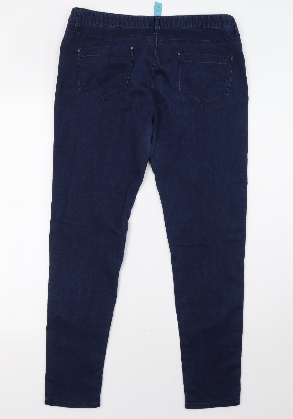 Primark Womens Blue   Jegging Trousers Size 16 L32 in