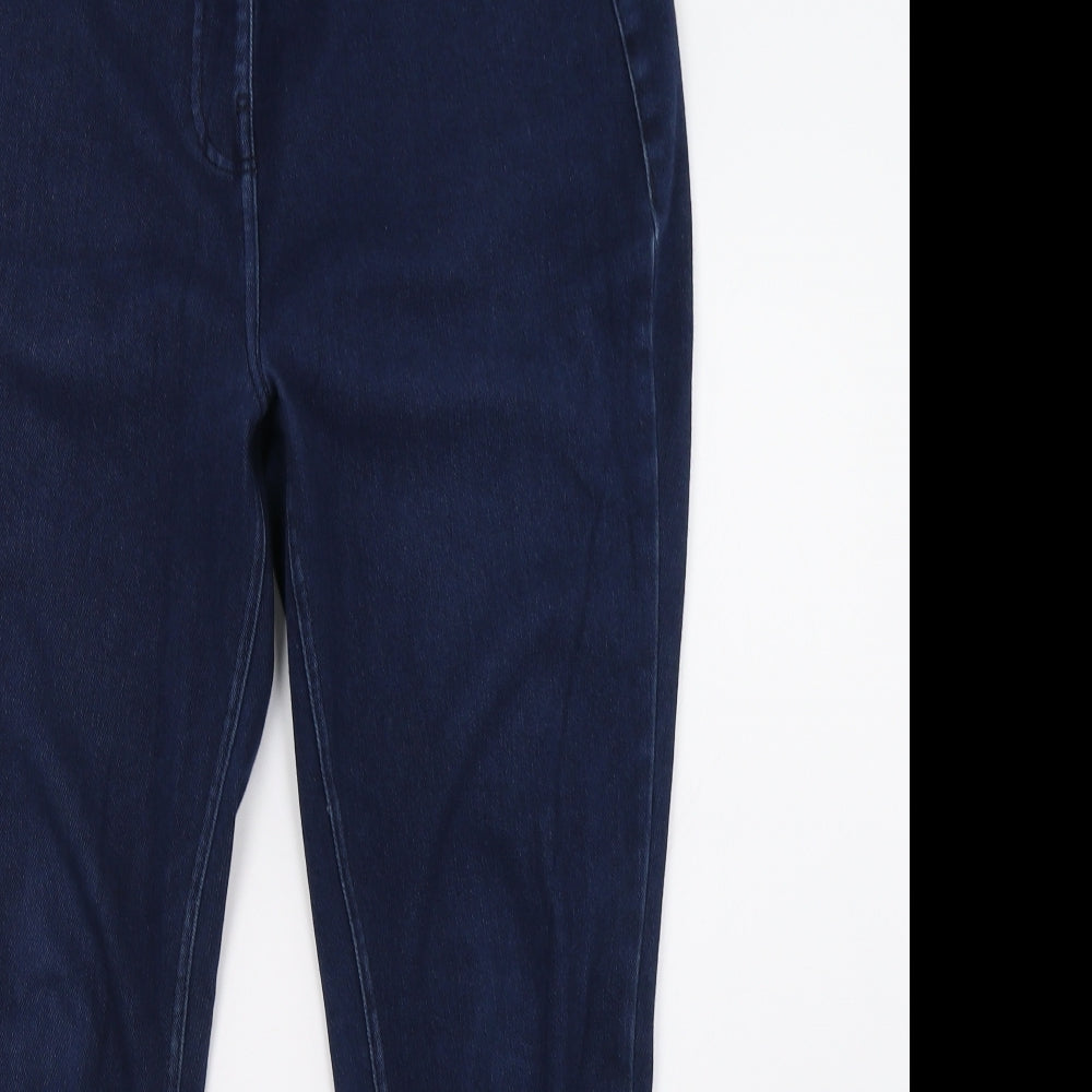 NEXT Womens Blue  Denim Jegging Trousers Size 14 L30 in