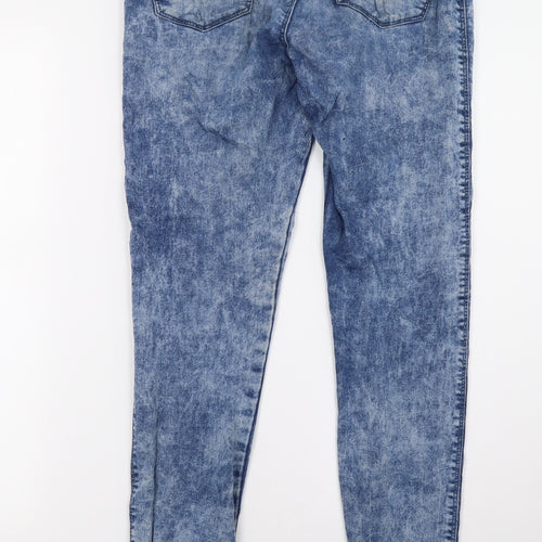 matakan Womens Blue  Denim Jegging Trousers Size 12 L32 in