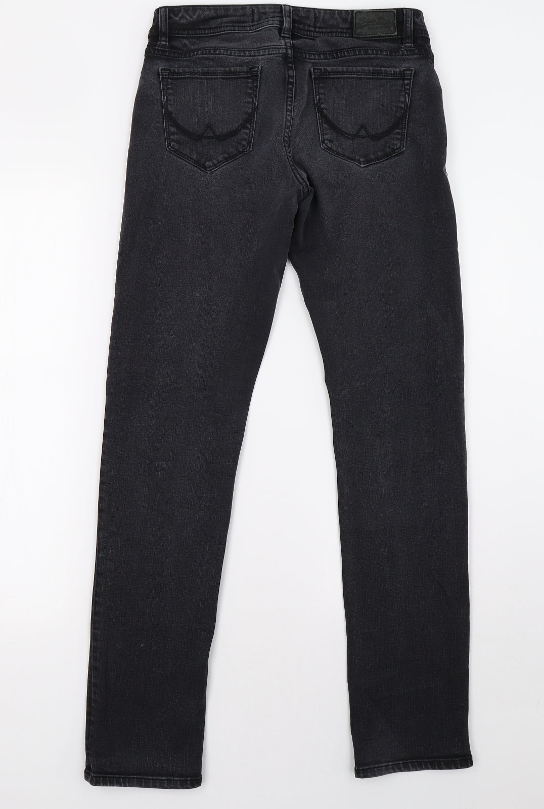 priamrk Womens Black  Denim Straight Jeans Size 26 L32 in