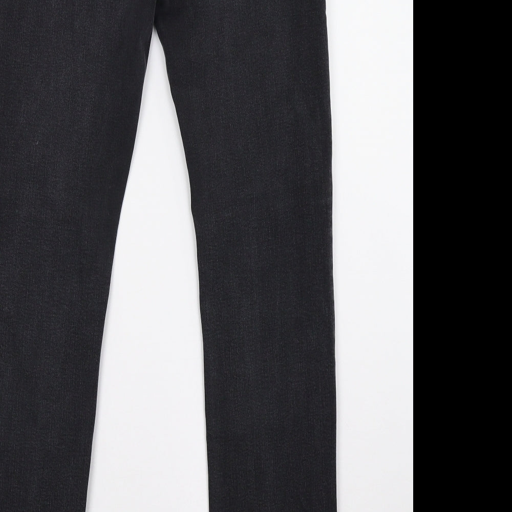 priamrk Womens Black  Denim Straight Jeans Size 26 L32 in
