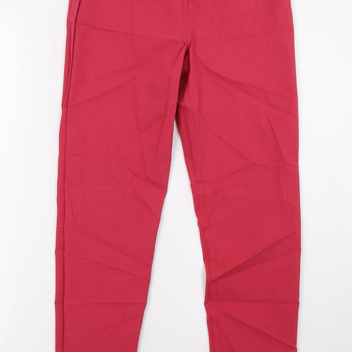 Preworn Womens Pink   Trousers  Size 8 L30 in