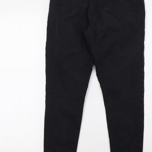 Topshop Womens Black  Denim Skinny Jeans Size 30 L30 in