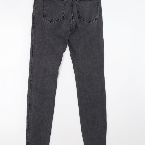 H&M Womens Grey   Jegging Trousers Size 6 L28 in