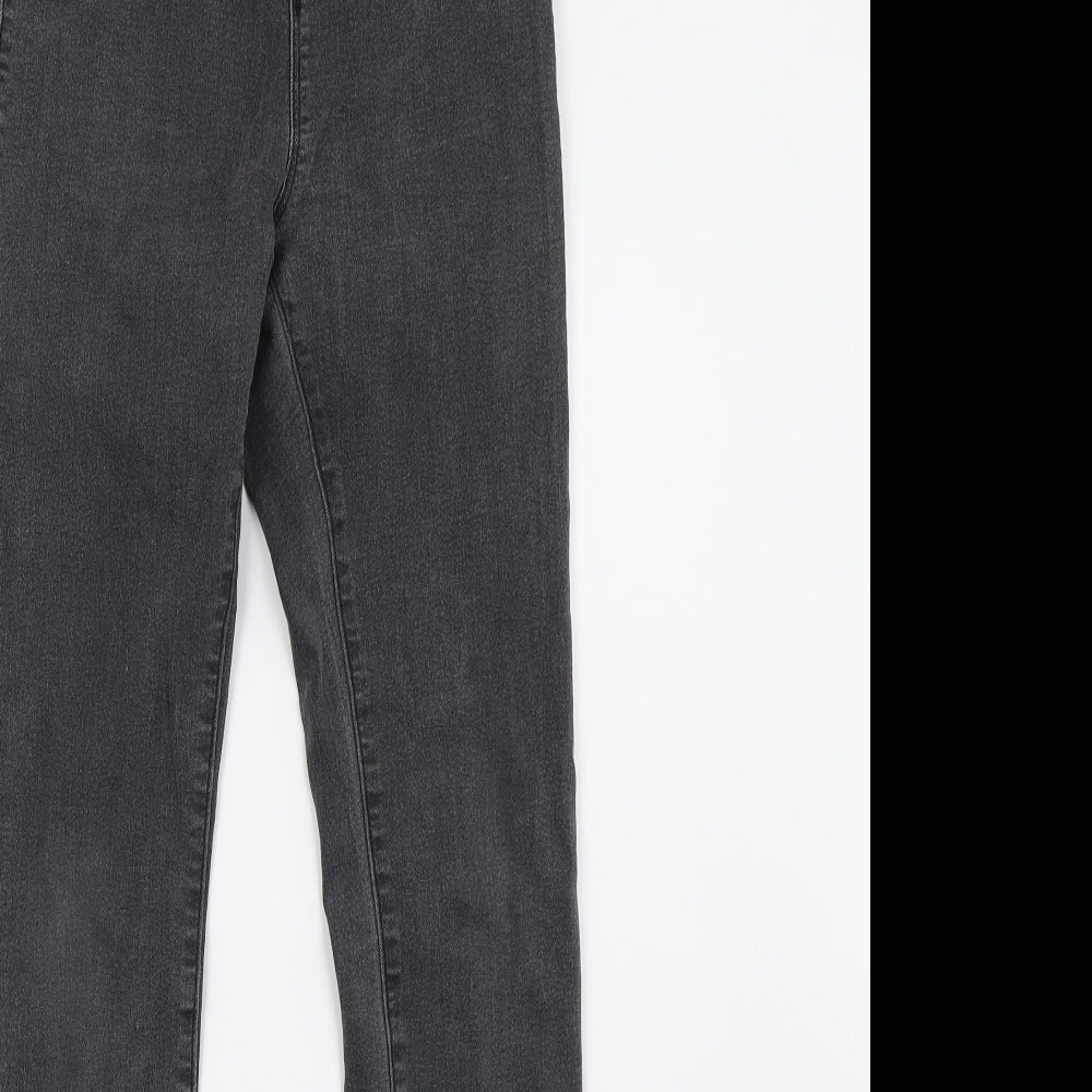 H&M Womens Grey   Jegging Trousers Size 6 L28 in