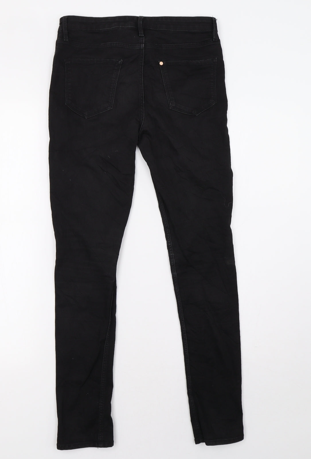 Primark Girls Black  Damask Skinny Jeans Size 13 Years