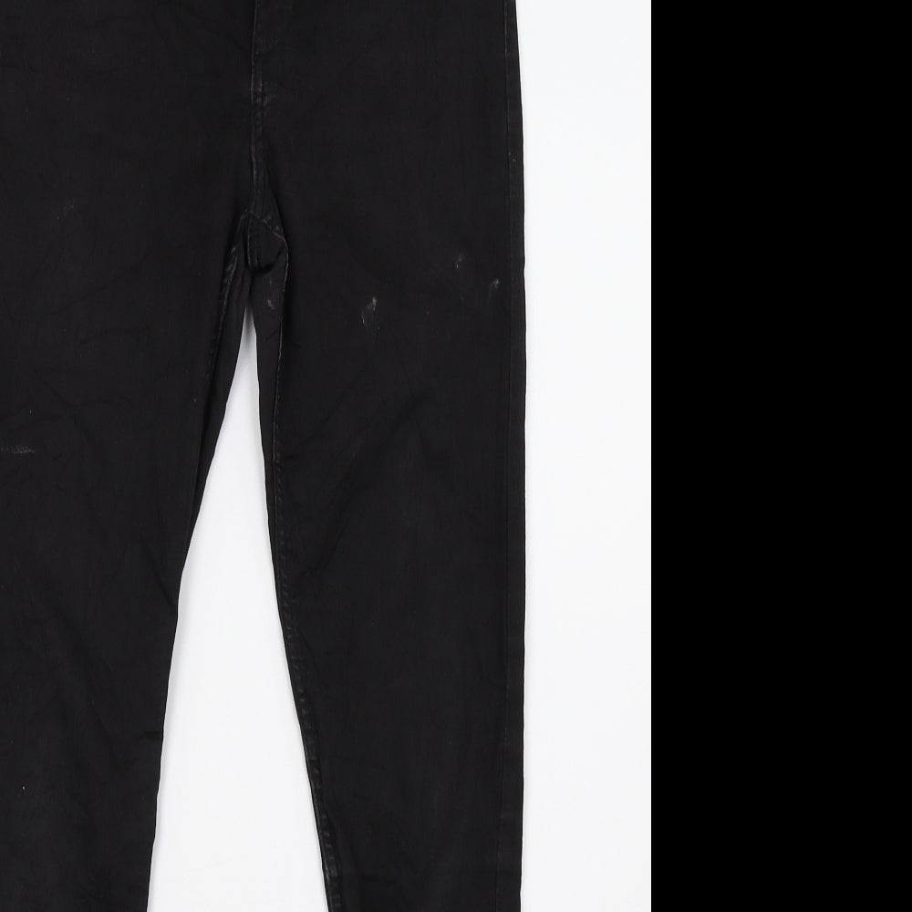 Primark Girls Black  Damask Skinny Jeans Size 13 Years