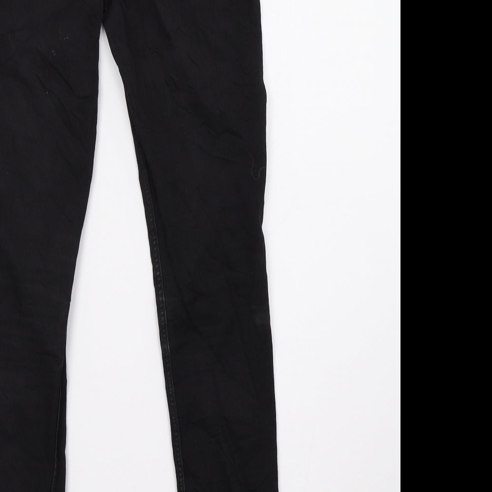 Primark Girls Black  Damask Skinny Jeans Size 13 Years