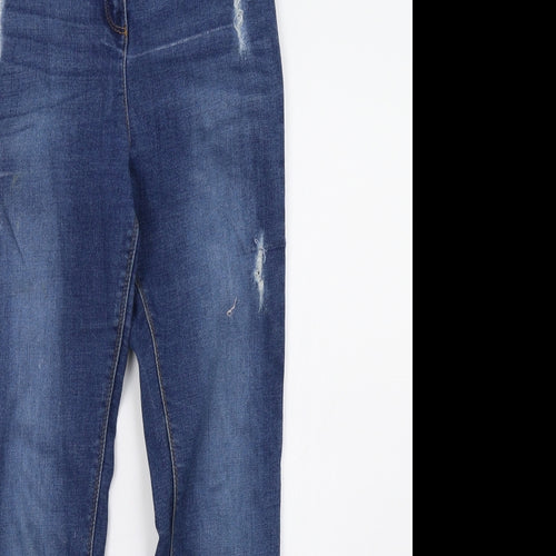 Matalan Womens Blue  Denim Skinny Jeans Size 12 L32 in
