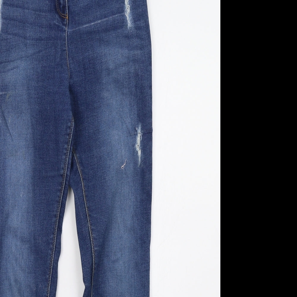 Matalan Womens Blue  Denim Skinny Jeans Size 12 L32 in
