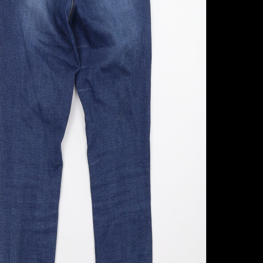 Matalan Womens Blue  Denim Skinny Jeans Size 12 L32 in