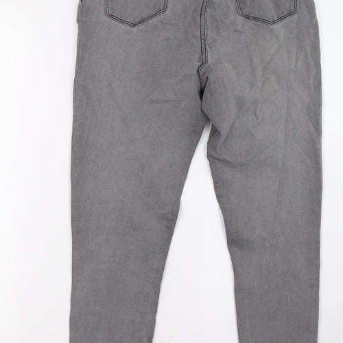 priamrk Womens Grey  Denim Skinny Jeans Size 12 L30 in