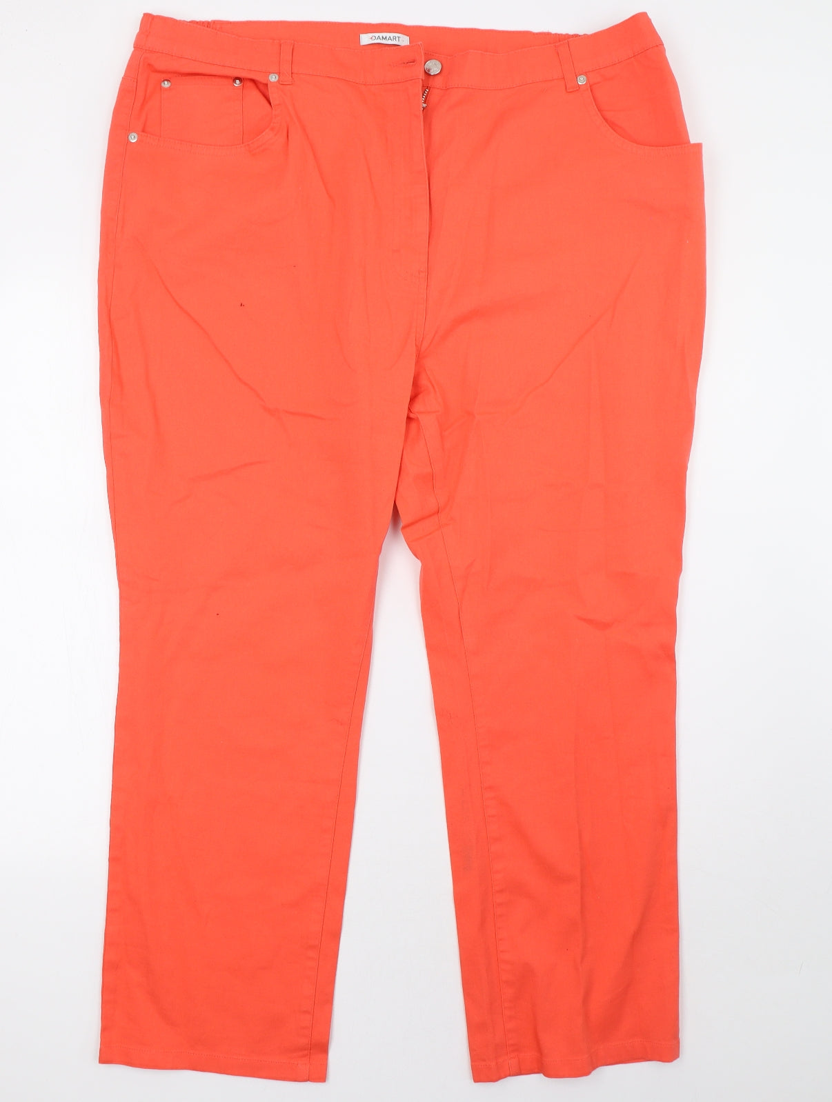 Damart Womens Pink   Straight Jeans Size 24 L30 in