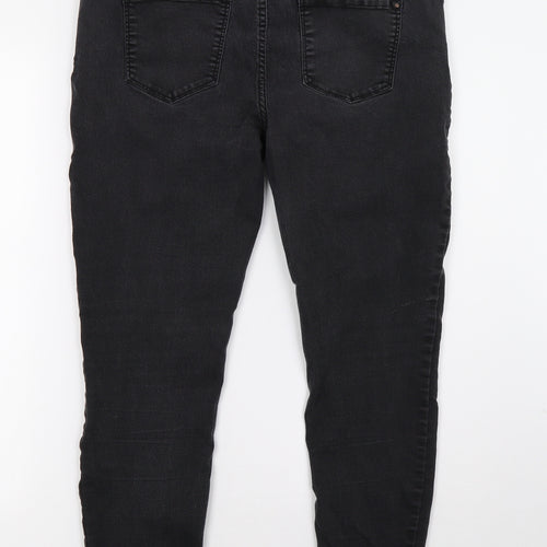 New Look Womens Black  Denim Skinny Jeans Size 16 L30 in