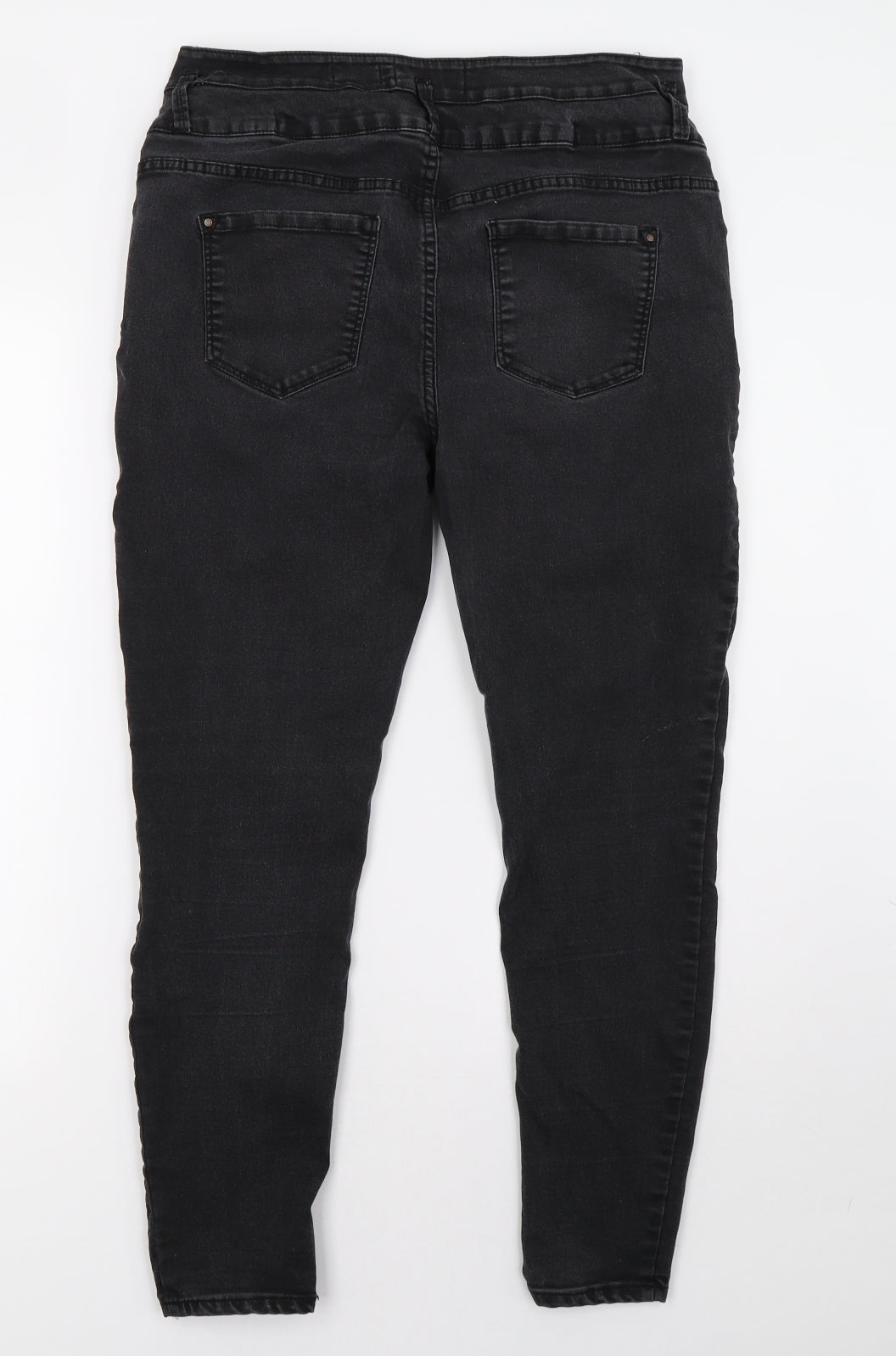 New Look Womens Black  Denim Skinny Jeans Size 16 L30 in