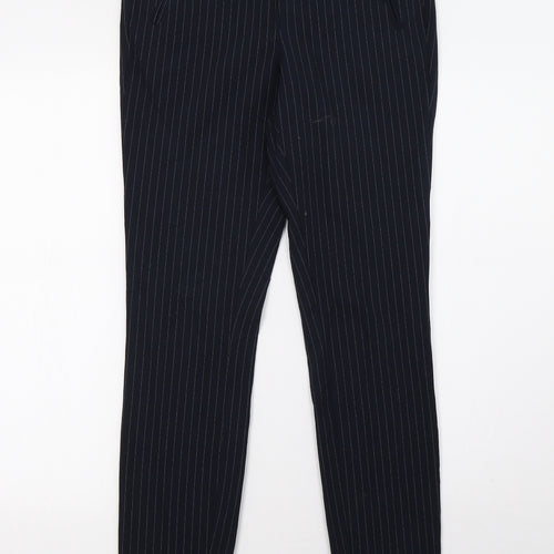 Gina Tricot Womens Blue Striped  Trousers  Size 10 L30 in
