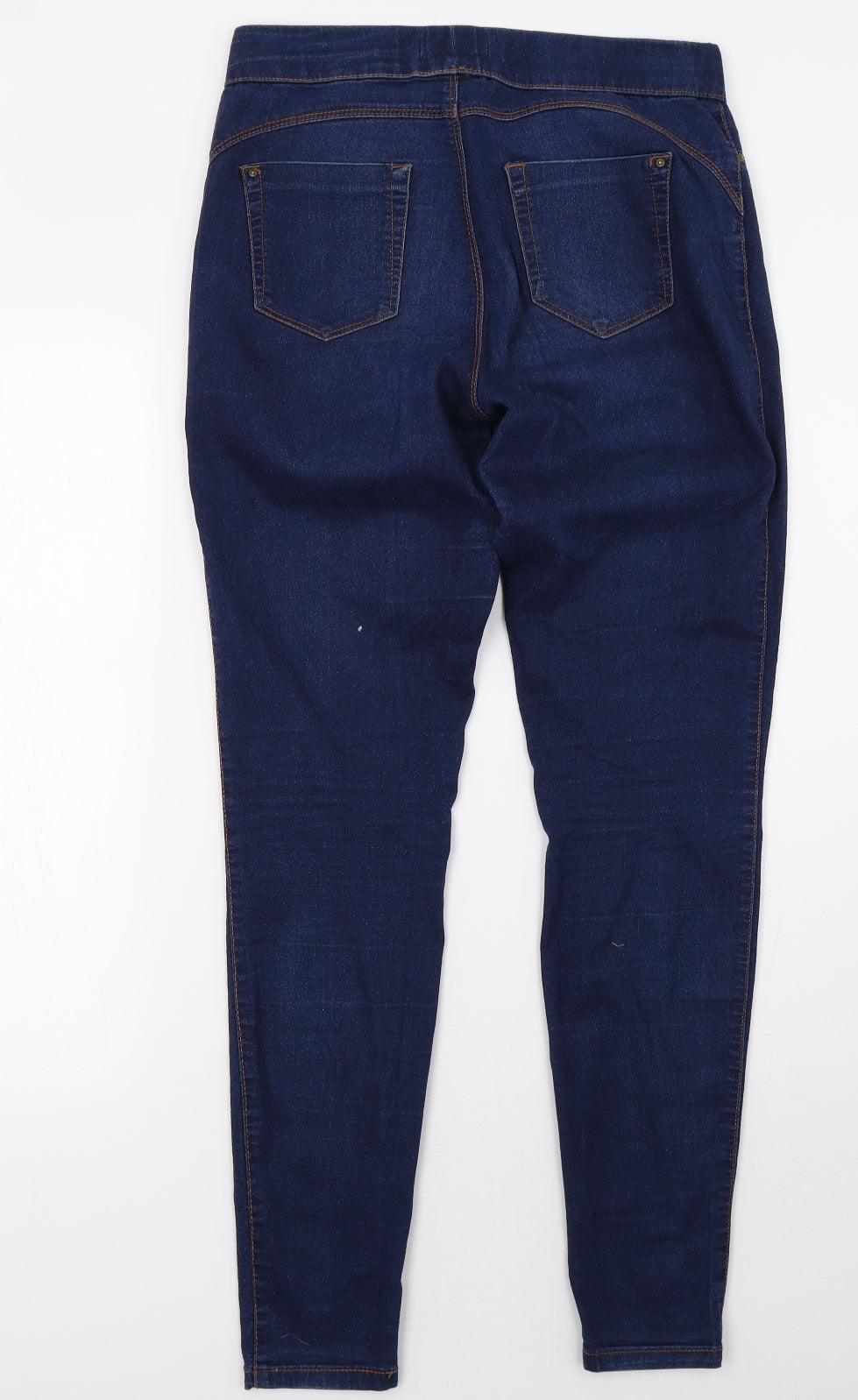 Primark Womens Blue  Denim Jegging Trousers Size 12 L32 in