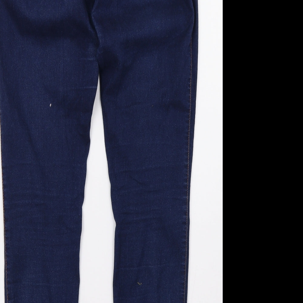 Primark Womens Blue  Denim Jegging Trousers Size 12 L32 in