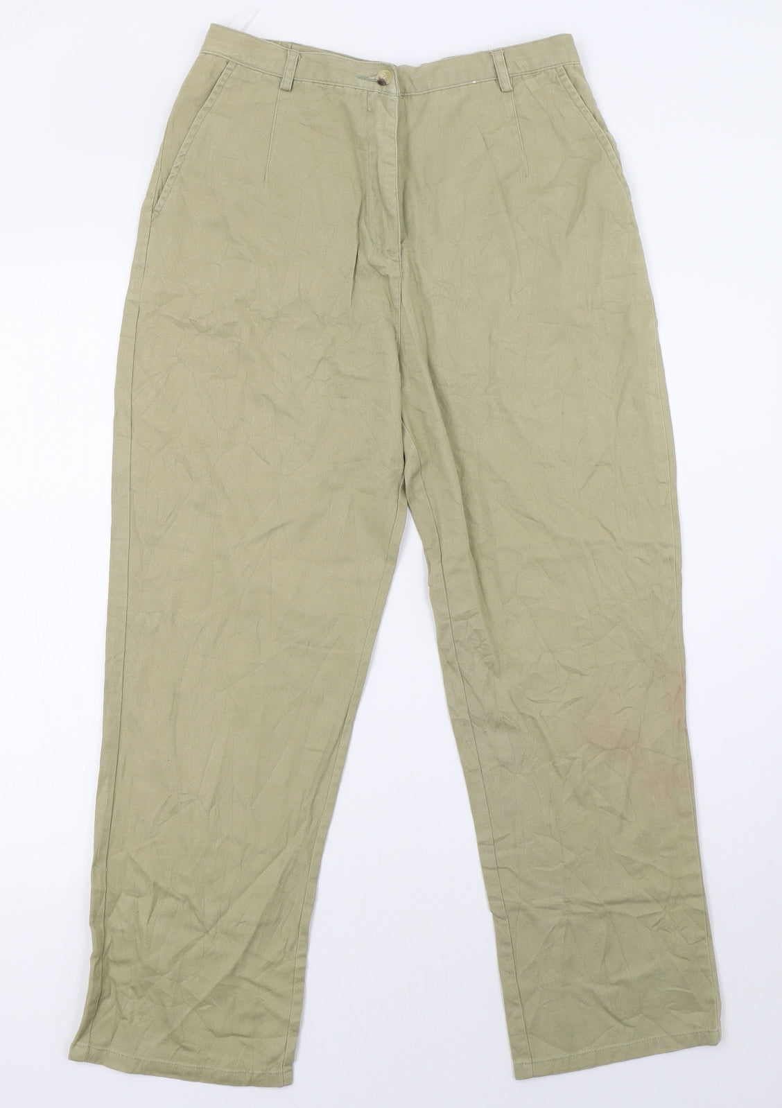 EWM Womens Green   Trousers  Size 10 L29 in
