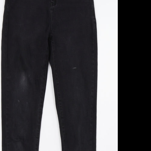 Primark Womens Black  Denim Skinny Jeans Size 8 L30 in