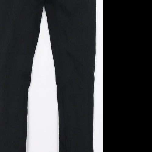 Primark Womens Black  Denim Straight Jeans Size 10 L28 in