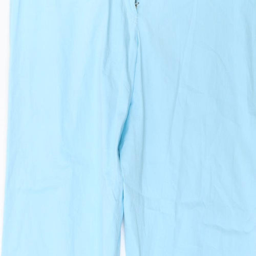 hucke Womens Blue   Trousers  Size 12 L33 in