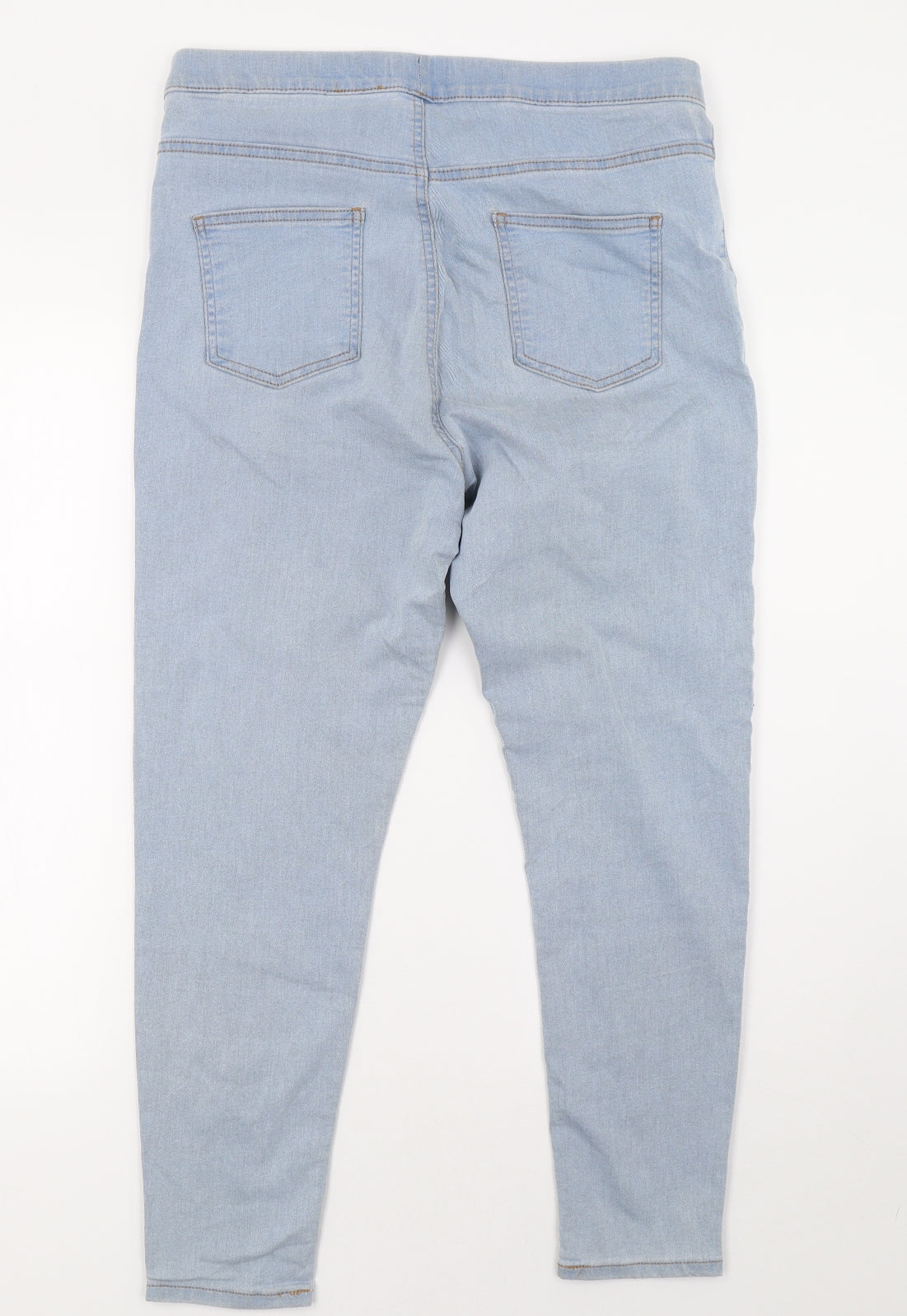 George Womens Blue  Denim Jegging Trousers Size 16 L28 in