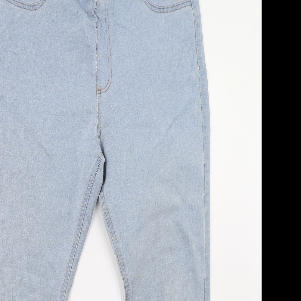 George Womens Blue  Denim Jegging Trousers Size 16 L28 in