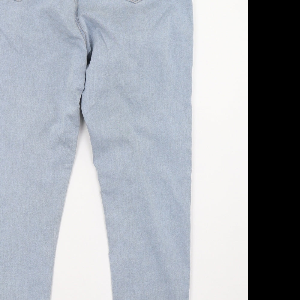 George Womens Blue  Denim Jegging Trousers Size 16 L28 in