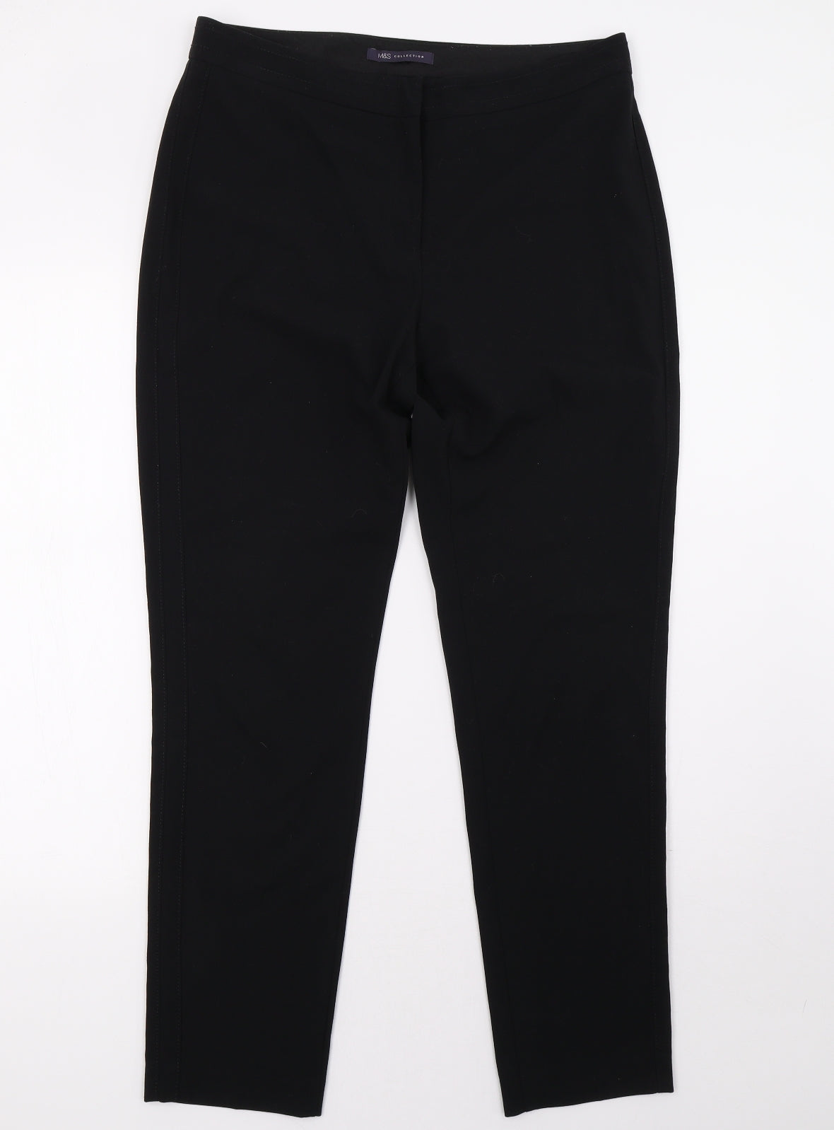 Marks and Spencer Womens Black   Trousers  Size 12 L32 in