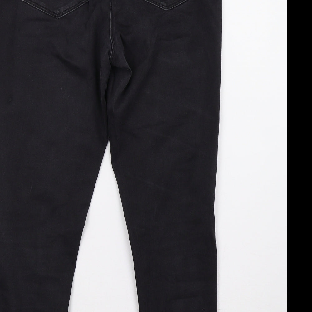 Matalan Womens Black  Denim Skinny Jeans Size 14 L28 in