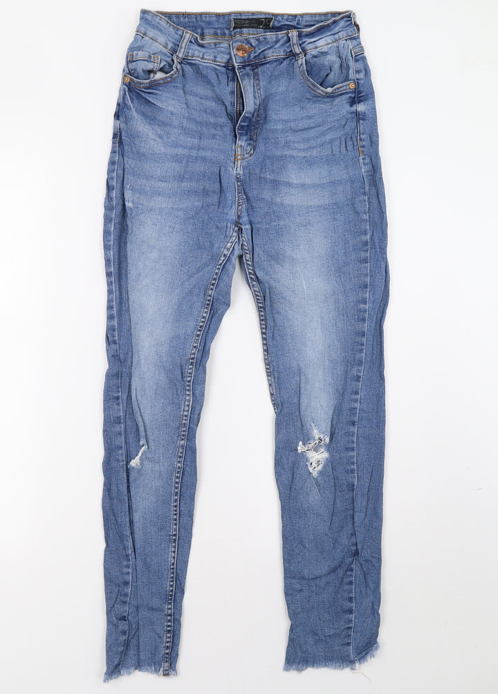 fb sister Womens Blue Denim Straight Jeans Size 29 L29 in