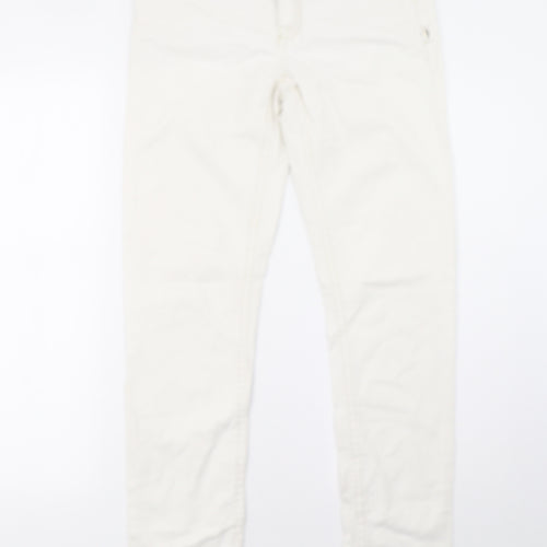 blue fire Womens White   Skinny Jeans Size 10 L32 in