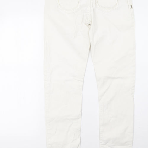 blue fire Womens White   Skinny Jeans Size 10 L32 in
