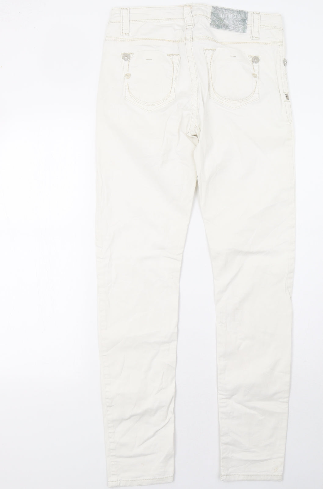 blue fire Womens White   Skinny Jeans Size 10 L32 in