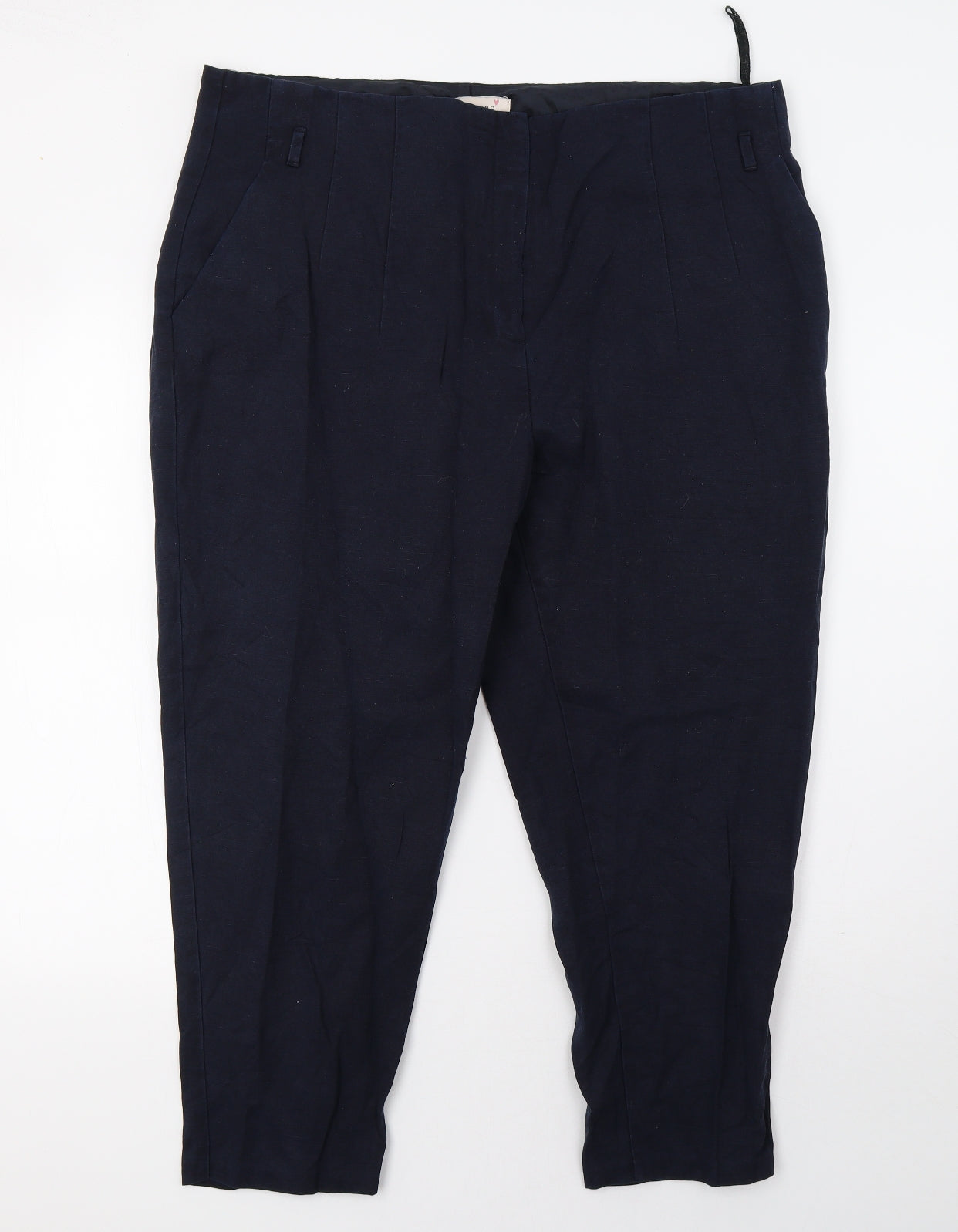 Marks and Spencer Womens Blue   Trousers  Size 18 L28 in