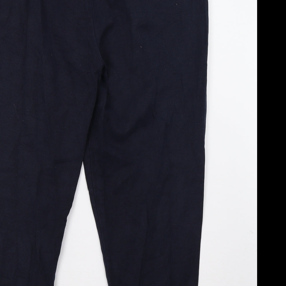 Marks and Spencer Womens Blue   Trousers  Size 18 L28 in