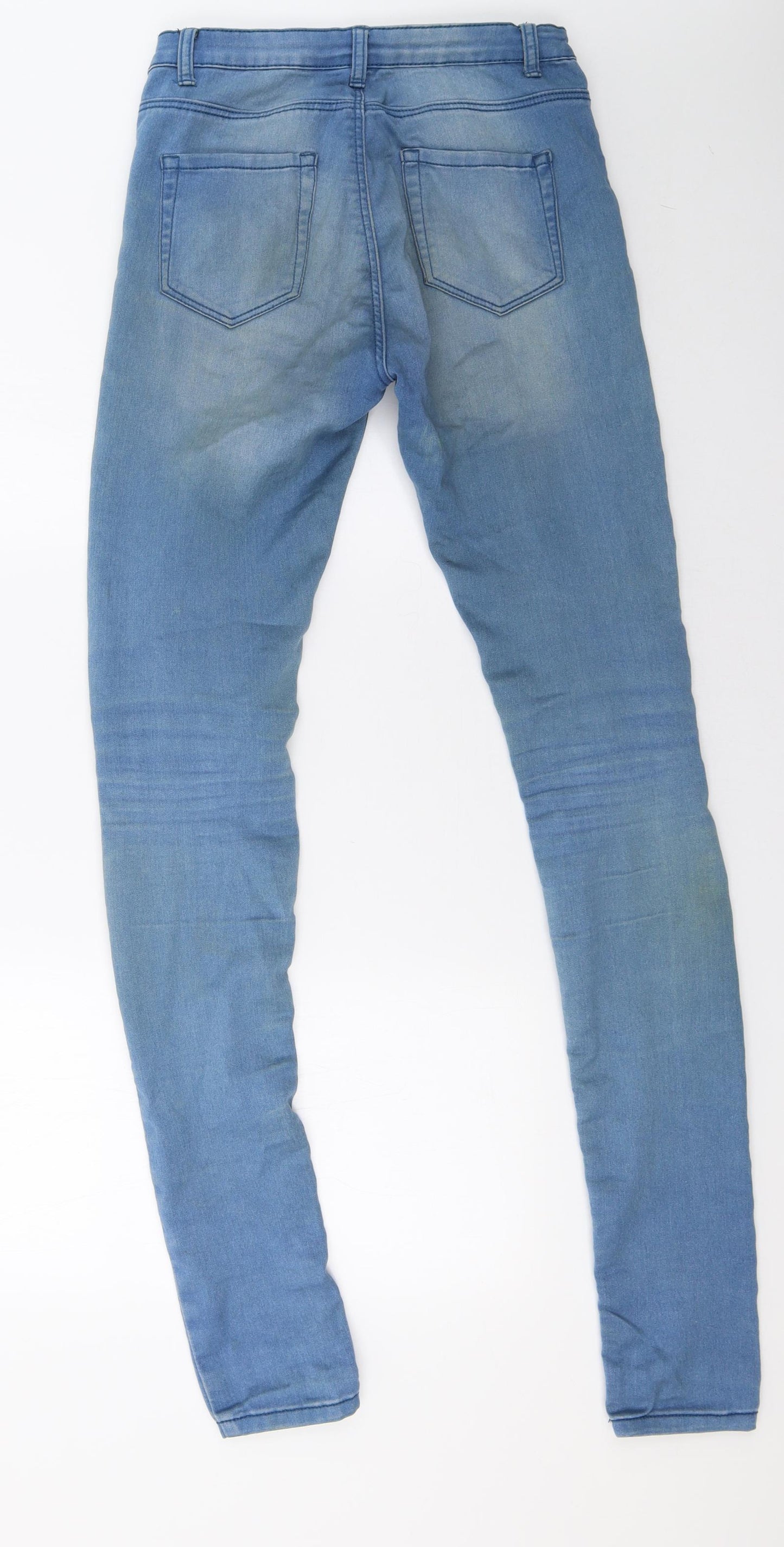 Primark Womens Blue  Denim Skinny Jeans Size 10 L35 in